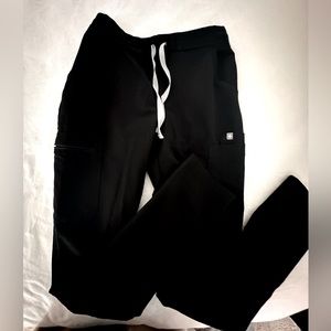 FIGS Yola Skinny Scrub Pants XXST Black